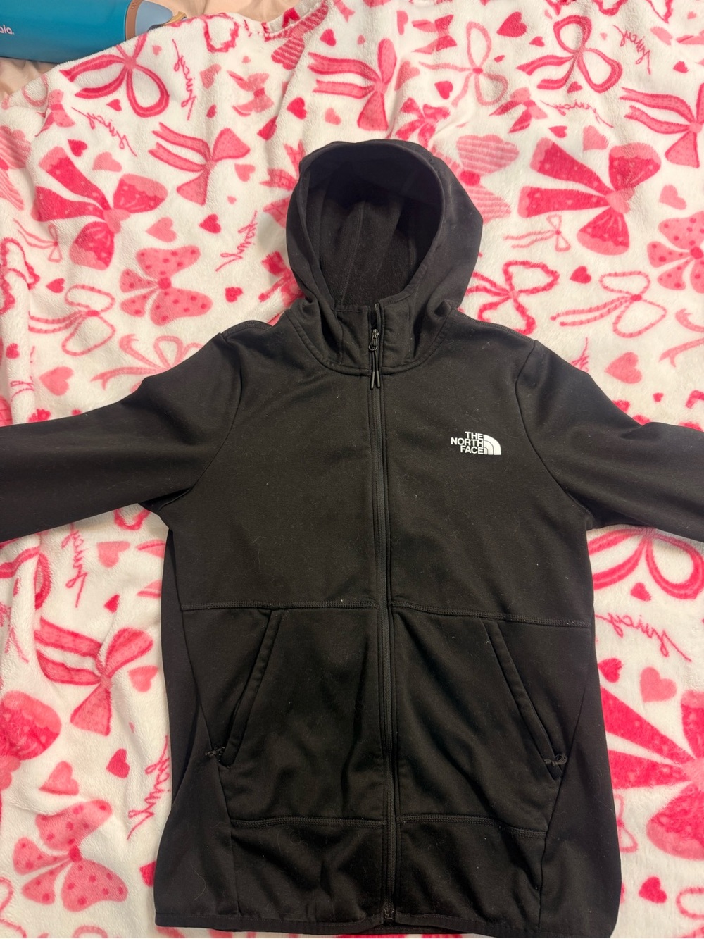 The North Face Kids Black Full-Zip Hooded Jacket